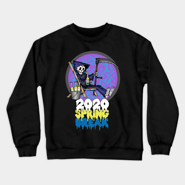 Spring Break Crewneck Sweatshirt by inkninja